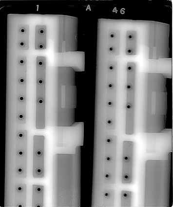 X-Ray of Grate Bars